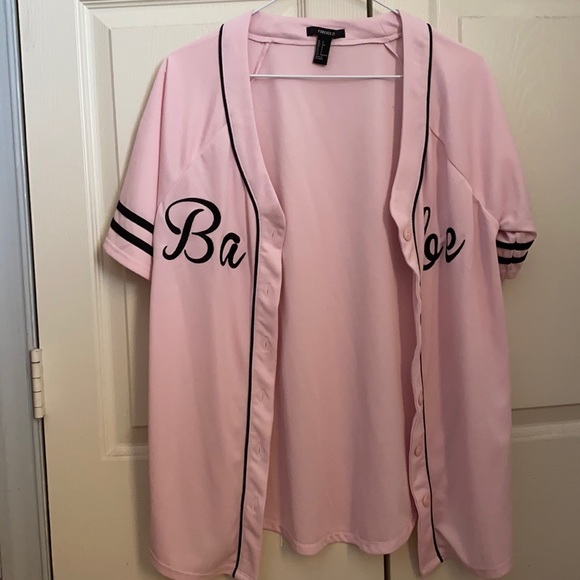 Fashion Womens Baseball Jerseys Forever 21 Forever 21 Barbie